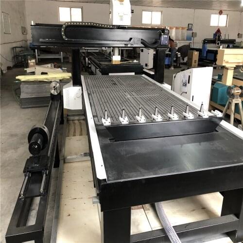 PVC WPC MDF Full Automatic Door Making 3D ATC CNC Wood Carving Machine For Furniture Industry