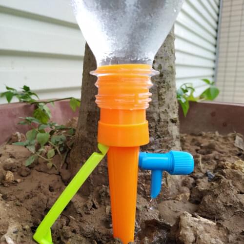New 10 Pcs Plant Self Watering Spikes Adjustable Home Garden Yard Outdoor Automatic Drip Irrigation System