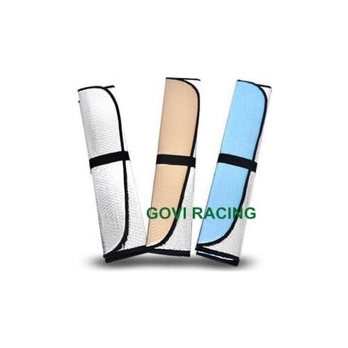 145*70cm Car front Sun Shade Window Sunshade Covers Visor Shield Screen Foldable Bubbles Auto Sun Reflective Shade Windshield