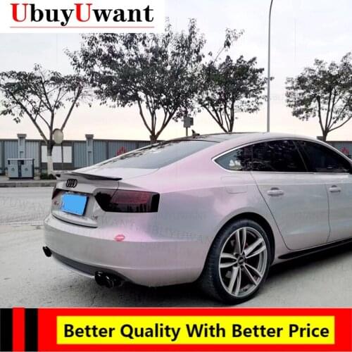 "Rear Genuine Carbon Fiber Trunk Spoiler Deck Wing For AUDI A5 S5 RS5 B8 2008-2016 Sportback Coupe 2-DR/4-DR Auto Accessories