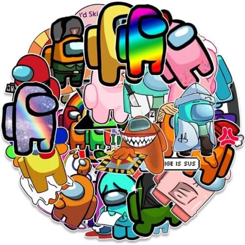 50PCS Cute Cartoons Hot Game Graffiti Stickers For Laptop Notebook Skateboard Computer Luggage Decal Sticker kids gift