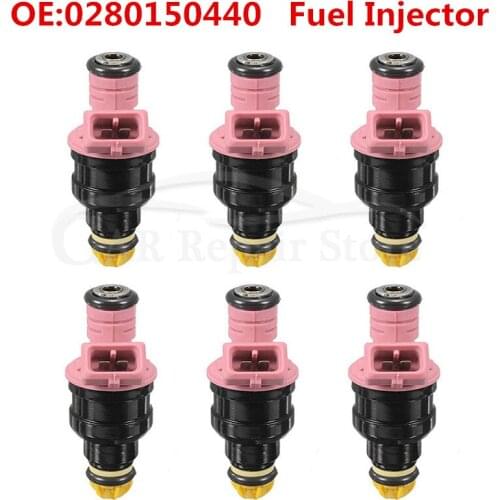 6 PCS 0280150440 Fuel Injector For BMW 328I 328IS 528I M3 Z3 E36 E39 OEM 0280 150 440 13641703819 Injection
