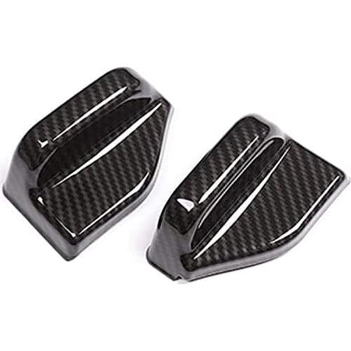 2Pcs Carbon Fiber Style Car Seat Safety Belt Cover Trim for Benz B Class W246/C Class W204/CLA GLA C117 Accessories