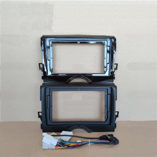 Car Fascias Navigation Fascia Dash Frame Kit For 9" Android Multimedia Player For Reiz Mark X II 2009 2010 2011 2012 2013 ~2019