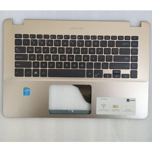 Free Shipping!! 1PC 90%New Laptop Palmrest Housing C With Keyboard For Asus X505 X505B K505 K505B
