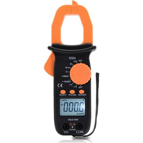 606 Series Digital Multimeter Current Clamp Ampere Meter AC DC 1000A Electrical Ampermetre Portable Clamp Meters Tools