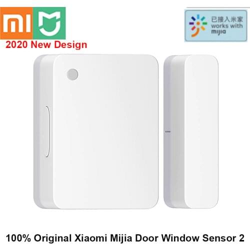In Stock Xiaomi Mijia Door Window Sensor 2 Safety Burglar Alarm Detector Work with Mijia App Bluetooth Connect for Smart Home