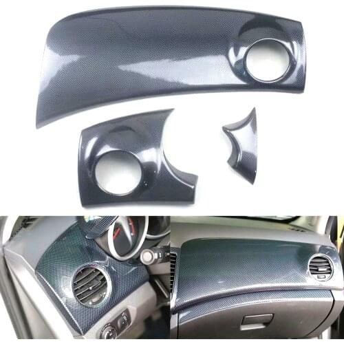 Fit For Chevrolet Cruze 2009-2013 2015 LHD Car Front Dashboard Air Outlet Vent Decoration Cover Stickers Interior Car Moldings