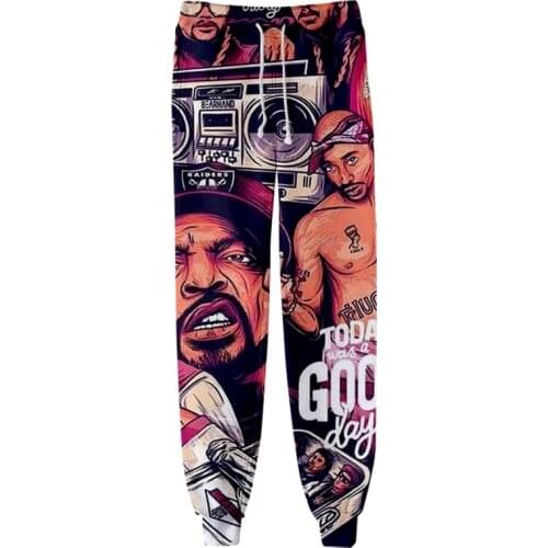 Notorious B.I.G. Print Sweatpants Harajuku Joggers Pants Biggie Smalls Rapper Hip Hop Track Pants Streetwear Men/Women Trousers