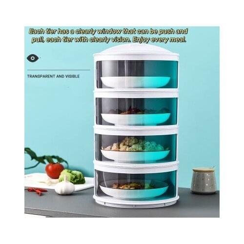 Fresh vegetable cover insulation dish cover household sealed transparent plastic dust-proof dish cover food storage