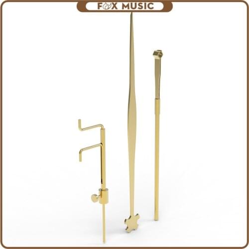 Brass Violin Luthier Tools Sound Post Gauge Measurer Retriever Clip Set Violin Parts & Accessories
