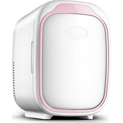 6L Mini Fridge Freezer Cooler and Warmer Portable Compact Car Refrigerator Quick Refrigeration Home Picnic Icebox