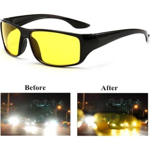 Anti-Glare Night Vision Driver Goggles Night Driving Enhanced Light Glasses Fashion Sunglasses Goggles Car Accessries
