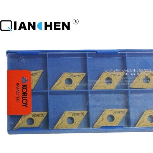 Original Korea Korloy DNMG150404-HM NC3020 DNMG150404-HM NC3120 DNMG150404-HM PC9030 (10pcs/lot)Internal turning tool Inserts