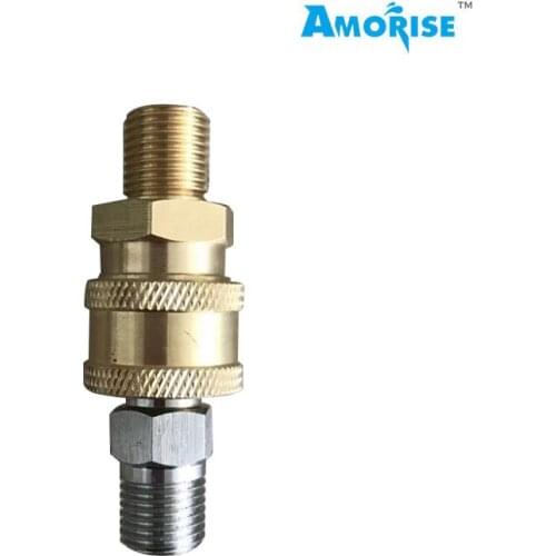 Foam Lance Adapter With Brass Ball Quick Coupling+1/4"Quick Connector Stainless Steel for high pressure washer