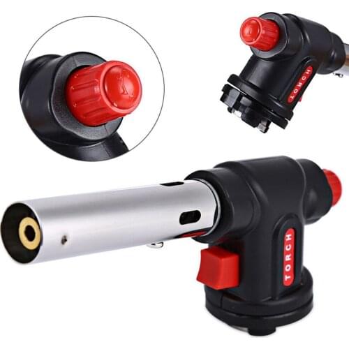 Portable Flame Gun Burner Lighter Igniter For Grill Gas Butane Soldering Gas Burner Soldering Iron Torch Lighte #T2P
