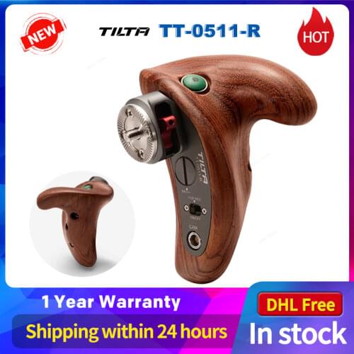 TiLTA NEW TT-0511-R Wooden handle handgrip w/ REC Trigger Right handle For SONY A7 RED ARRI MINI BMD Canon film camera rig