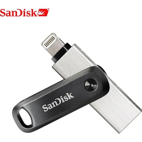 SanDisk USB Flash Drive iXPand U Disk OTG Lightning Connector USB3.0 Stick 256GB 128GB MFi For iPhone x/8/7/6/ & iPad SDIX60N