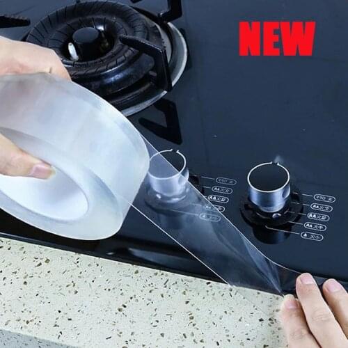 Waterproof Mould Proof Tape Sink Bath Sealing Strip Tape Self Adhesive Waterproof Adhesive Nano Tape Kitchen Bathroom Shower