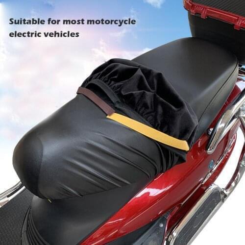 Motorcycle cover Waterproof Motorcycle Sunscreen Seat Cover Cap Prevent Bask In Seat Scooter Sun Pad Heat