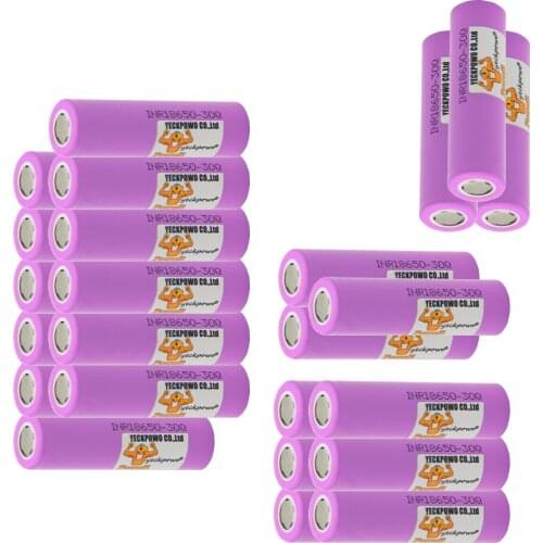 Russian Warehouse Fast Delivery INR18650 30Q battery lithium batteries li-ion 30A 10C 3000mah 3.7V / 18650 battery charger