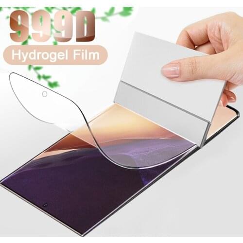 Full Cover Protective Hydrogel Film For Samsung Note 20 Ultra 10 A51 A50 A71 A70 S20 PLus S10 S10e Screen Protector Not Glass