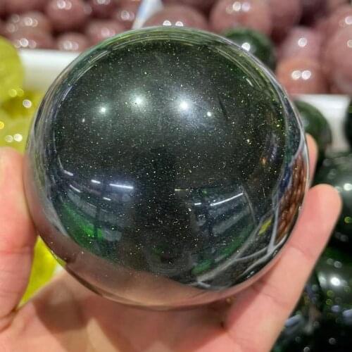 40-100mm Natural green quartz crystal ball beautiful crystal ball healing crystal