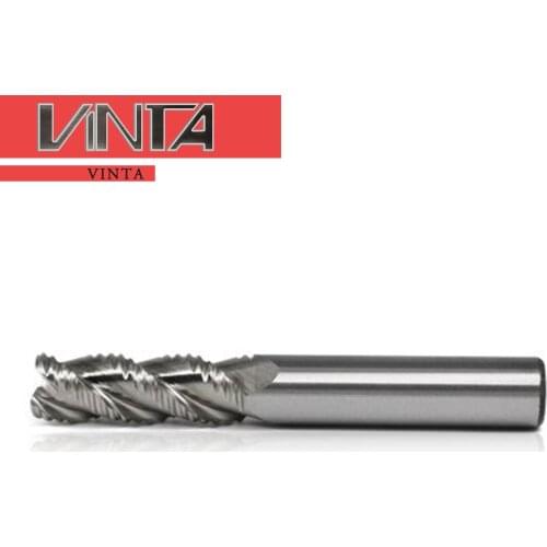 Free Shipping 3 Flutes High Speed Steel End Mills 6mm 8mm 10mm 12 mm 20mm Rough Milling Tools for cutting Copper or Aluminum