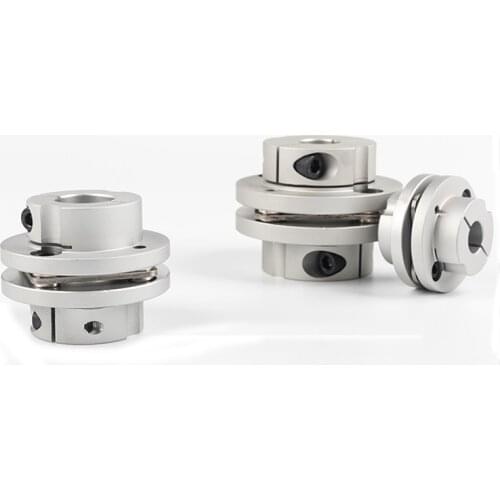 5mm/6mm/6.35mm/7mm/8mm/9mm/10mm Stepped Single Disc Flange Coupling Coupler Flexible Servo Motor Connector Sleeve D32L28