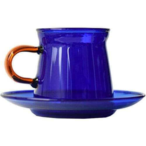 Multi-Color glass coffee mug for tea Couples Drinking glasses mugs coffee cups creativity Heat Resistant Healthy Tea Drink Cup