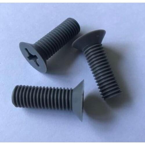 M4 M5 M6 Phillips Screw PVC Countersunk head Bolts Insulation Flat head Plastic Screws