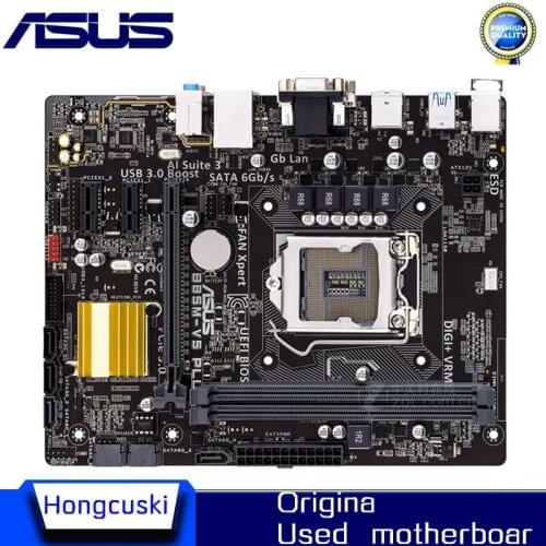 For ASUS B85M-V5 PLUS original motherboard Socket LGA 1150 DDR3 B85 Desktop Motherboard