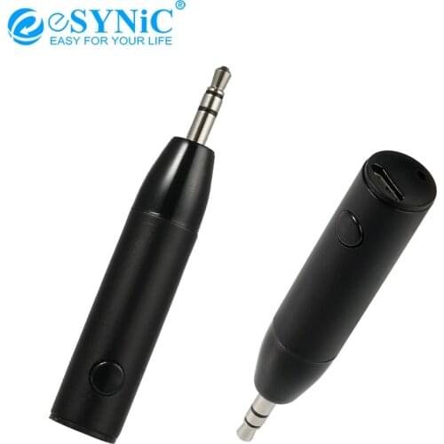 ESYNiC Mini Bullet Car 4.1Bluetooth-compatible Music Receiver For Speaker Sensitivity Microphone CVC 6.0 Audio Wireless Receiver