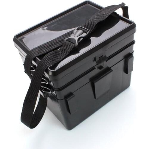 Multifunction 3 layers Fishing bait box Large volume fishing box fishing bait box bait fishing container 19 cm*17 cm *14 cm