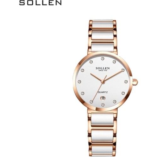Fashion Set Women Watches Luxury Magnet Buckle Flower Rhinestone Watch Ladies Quartz Wrist Watch Bracelet Set