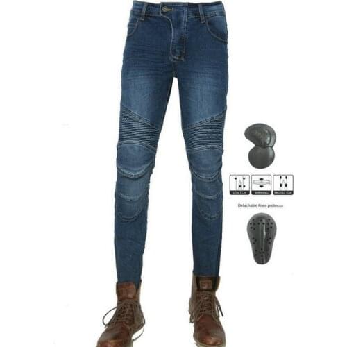 Free shipping Volero motorcycle riding pants upgraded version motorbike cycling jeans knight casual straight loose trousers