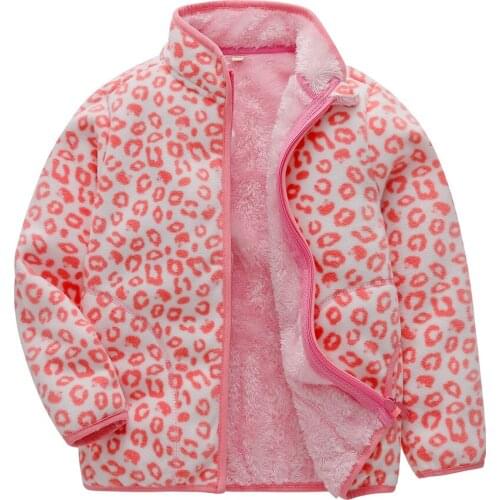 New Spring Autumn Children Kids Clothes Baby Girls Jackets Outwear Girls' Polar Fleece Jacket Soft Warm