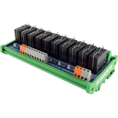 Original Omron Relay Module, 10-way 1NO+1NC 24v Electromagnetic Relay