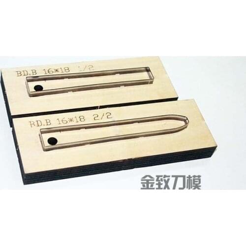 DIY leather watch belt Die cut belt knife mould 4 shape 2pcs/set