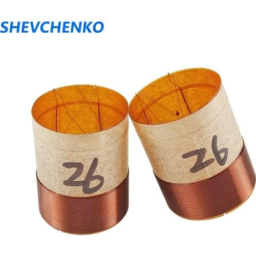 Shevchenko 26mm core horn repair parts woofer voice coil round copper wire two-layer inner diameter bass ring