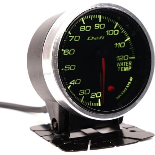 DEFI Water Temperature 60mm For BMW E 30 34 36 38 39 46 53 60 82 83 87 90 92 F11 20 Mini Marine Water Temp Gauge Round pointer