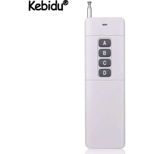 Universal 433MHz DC Universal Annunciator Remote Control 12V Four Keys Wireless Remote Control For Car Motorcycle Electric Door