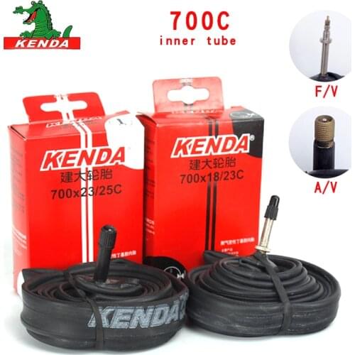 Kenda 700C bicycle tire 700 *18 23 25 28 32 35 43 45C MTB Bike Road bicycle parts AV FV Cycling butyl rubber Bicycle Inner Tube