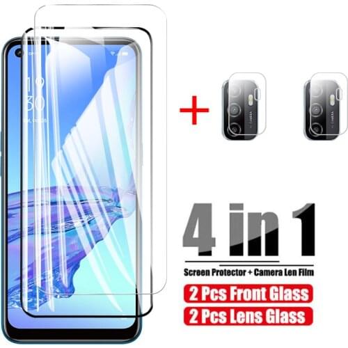Opo a53 s camera lens tempered glass for oppo a53s protective glass for oppo a94 a74 a54 a15 a92 a72 a52 screen protector armor
