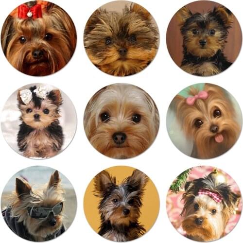 Yorkshire terrier dog Icons Pins Badge Decoration Brooches Metal Badges For Backpack Decoration