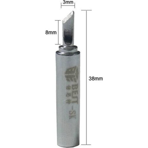 BST-936 10 Pcs Narrow tip Soldering Solder Iron Tips Set Replacement For Solder Station Tools Soldadura de soldadura Litavimas