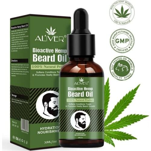 100% Natural 30ML Hair Beard Growth Oil Accelerate Facial Hair Grow Beard Essential Oil Men Beard Grooming Hair Growth Enhancer
