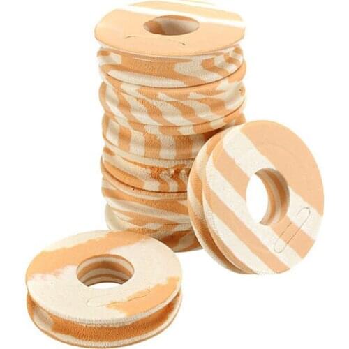 100Pcs Fishing Line Circular Winding Plate Foam Board Wire Swivel Fishing Tackle N0PC