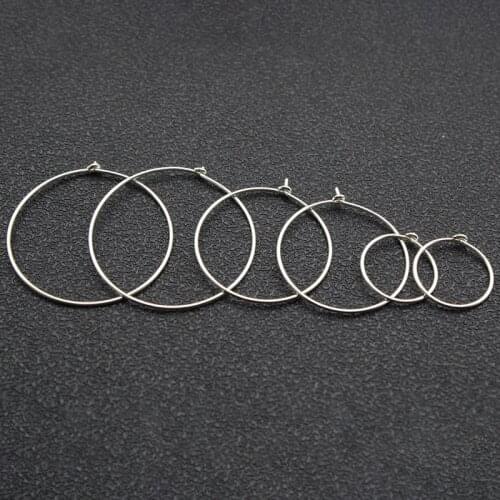 200 pair of the 100% sterling 925 silver 15mm earring hoops