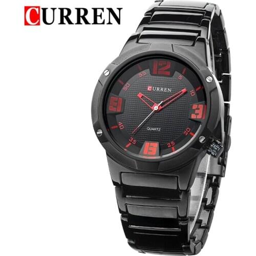 2020 new fashion Curren brand design business is currently the male clock leisure stainless steel luxury wrist watch gift 8111